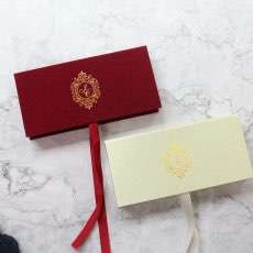 Velvet Box With Ribon Rectangle Box Customized 